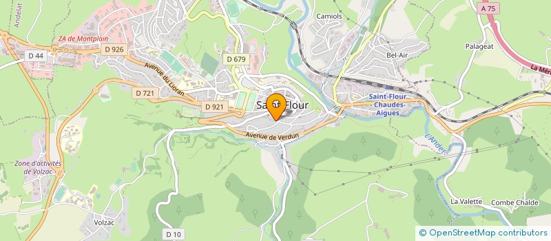 localisation de l'entreprise SCI CERES à SAINT-FLOUR