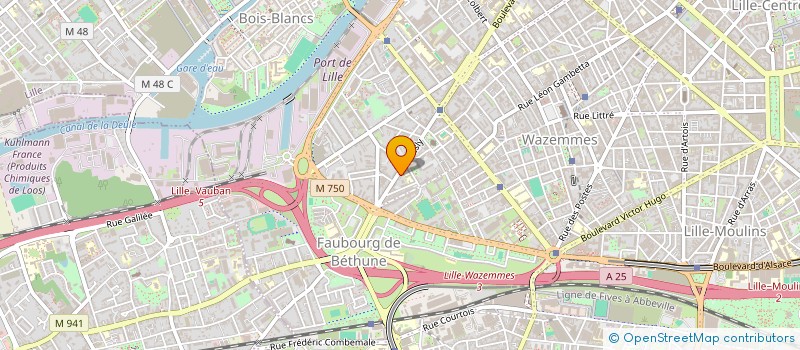 localisation de l'entreprise SCI CERES à LILLE