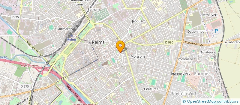 localisation de l'entreprise SCI CERES  REIMS