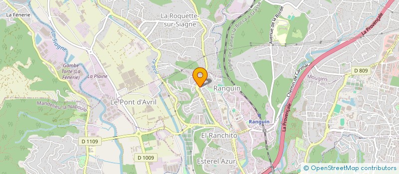 localisation de l'entreprise SCI CERES à CANNES