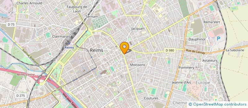 localisation de l'entreprise SCI CERES  REIMS