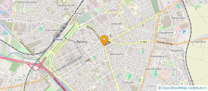 localisation de l'entreprise SCI CERES JUSTICIA  REIMS