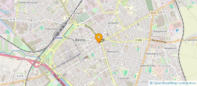 localisation de l'entreprise SCI CERES ROGIER  REIMS