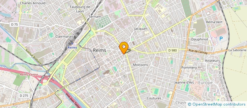 localisation de l'entreprise SCI CERES VOLTAIRE  REIMS