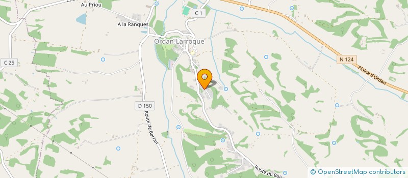 localisation de l'entreprise SCI CEREZO  ORDAN-LARROQUE