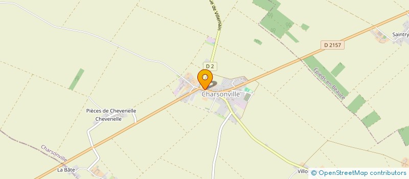 localisation de l'entreprise SCI CERILLY  CHARSONVILLE