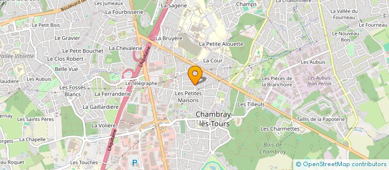 localisation de l'entreprise SCI CERILOU  CHAMBRAY-LES-TOURS