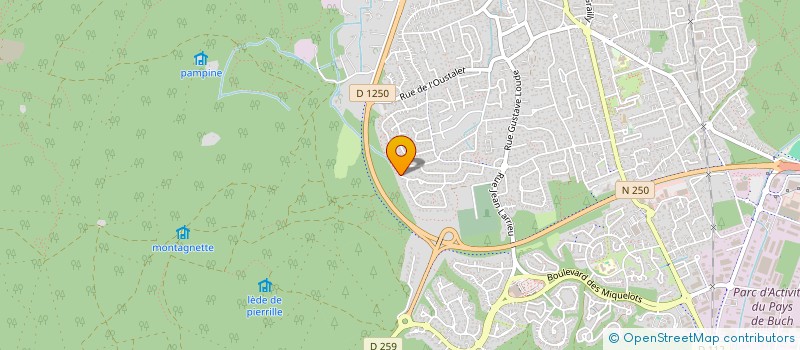 localisation de l'entreprise SCI CERINA à LA TESTE-DE-BUCH