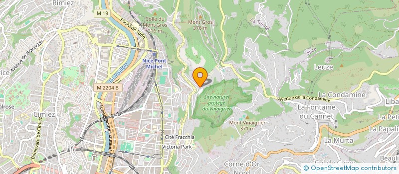 localisation de l'entreprise SCI CERISE 1 à NICE