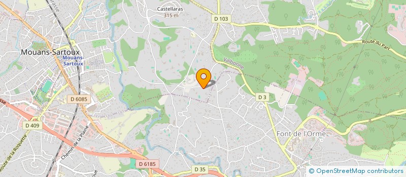 localisation de l'entreprise SCI CERISE 3 à MOUANS-SARTOUX