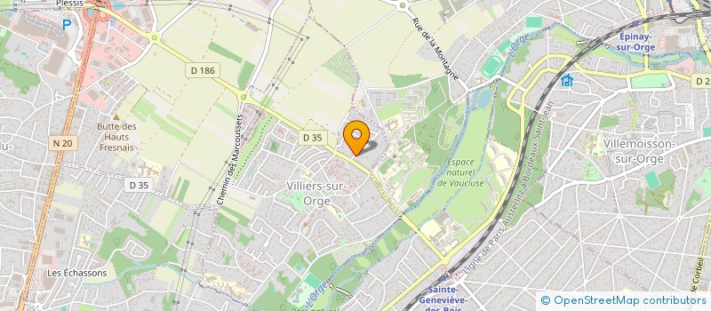 localisation de l'entreprise SCI CERISE  VILLIERS-SUR-ORGE