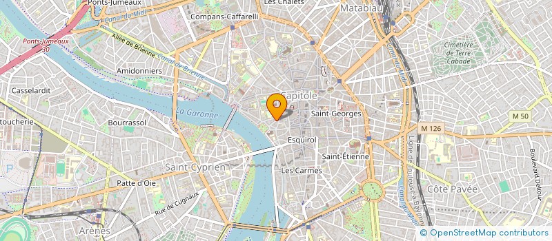 localisation de l'entreprise SCI CERISE à TOULOUSE