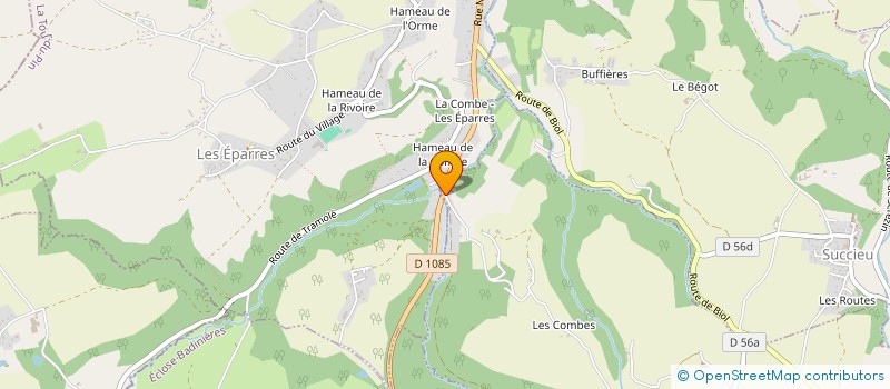 localisation de l'entreprise SCI CERISE à SAINT-SAVIN