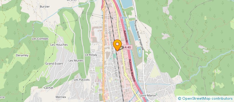 localisation de l'entreprise SCI CERISE à SALLANCHES