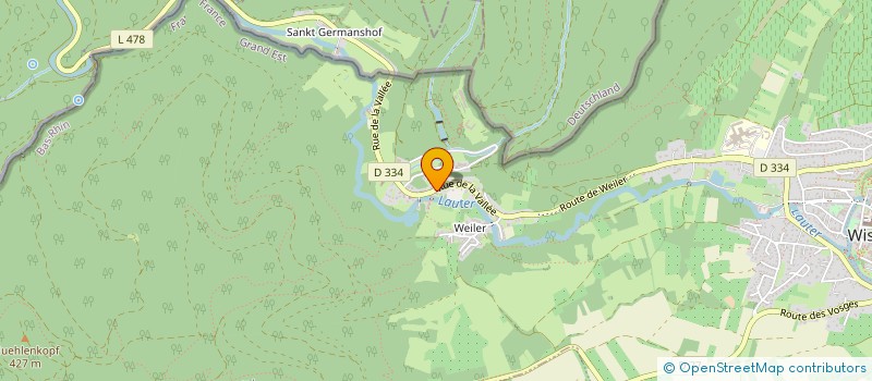 localisation de l'entreprise SCI CERISE  WISSEMBOURG