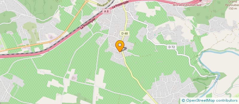 localisation de l'entreprise SCI CERISE  BRINDAS