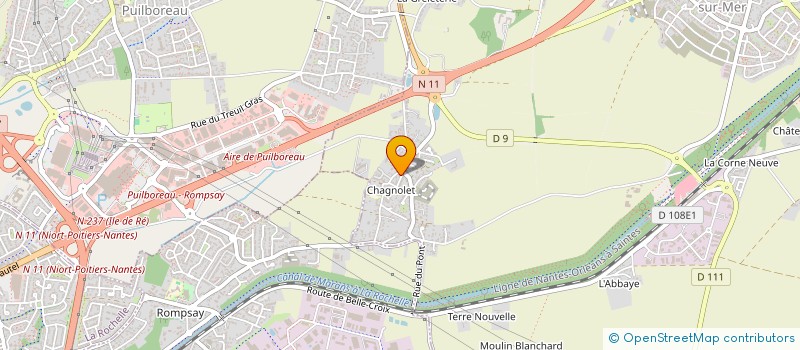 localisation de l'entreprise SCI CERISE  DOMPIERRE-SUR-MER