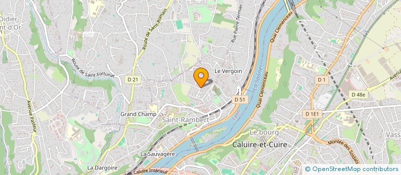 localisation de l'entreprise SCI CERISE  LYON