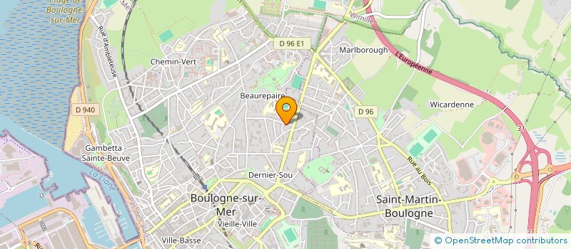 localisation de l'entreprise SCI CERISE à BOULOGNE-SUR-MER