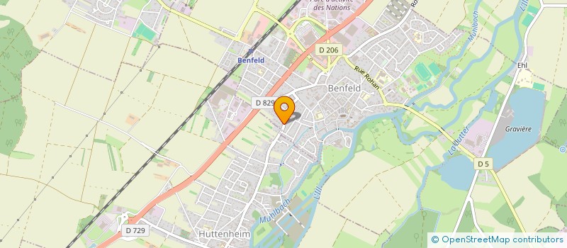 localisation de l'entreprise SCI CERISE  BENFELD