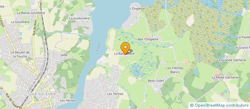 localisation de l'entreprise SCI CERISIERS  SUCE-SUR-ERDRE