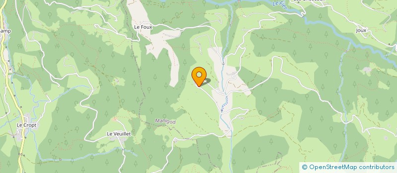 localisation de l'entreprise SCI CERISSET  LES VILLARDS-SUR-THONES