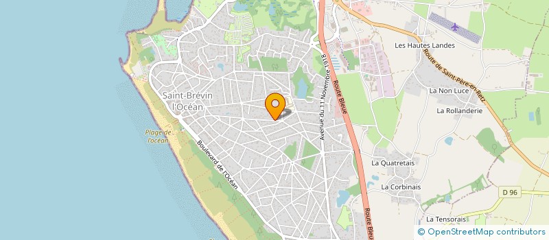 localisation de l'entreprise SCI CERISSOL à SAINT-BREVIN-LES-PINS