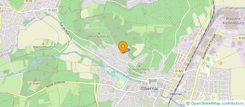 localisation de l'entreprise SCI CERITO OBERLE à OBERNAI