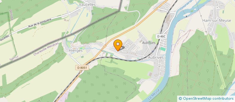 localisation de l'entreprise SCI CERKA  AUBRIVES