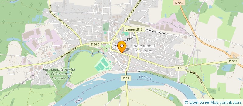 localisation de l'entreprise SCI CERLAM à CHATEAUNEUF-SUR-LOIRE