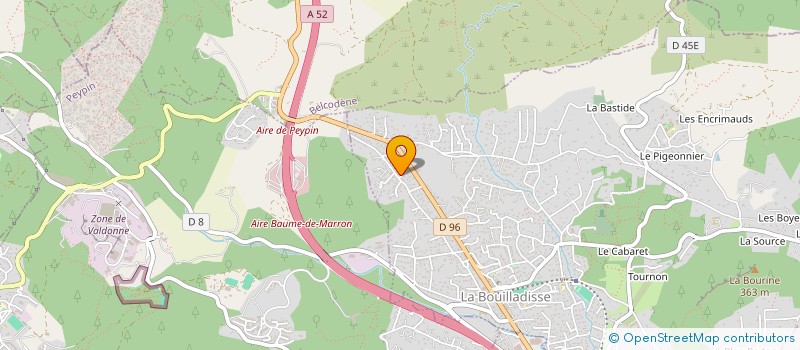 localisation de l'entreprise SCI CERNIAC  LA BOUILLADISSE