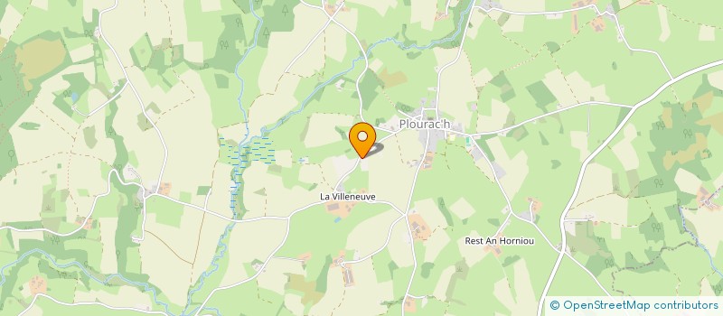 localisation de l'entreprise SCI CERO  PLUSQUELLEC