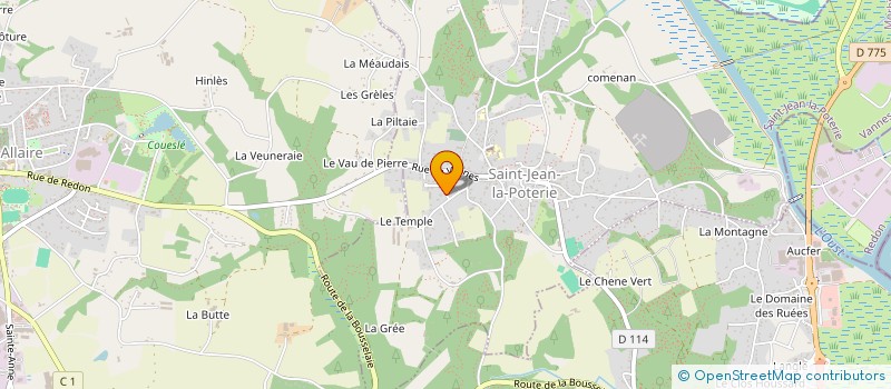 localisation de l'entreprise SCI CEROCAJE  SAINT-JEAN-LA-POTERIE