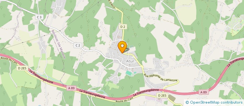 localisation de l'entreprise SCI CERODANI  BOULAZAC ISLE MANOIRE