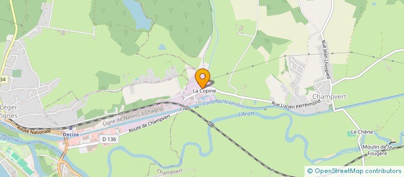 localisation de l'entreprise SCI CEROGA à CHAMPVERT
