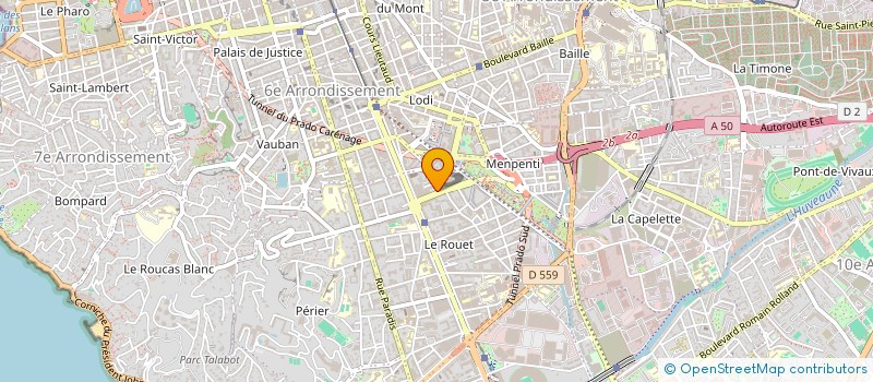 localisation de l'entreprise SCI CERON  MARSEILLE