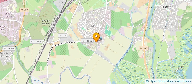 localisation de l'entreprise SCI CERPO à LATTES