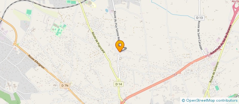 localisation de l'entreprise SCI CERRUTI  AIX-EN-PROVENCE