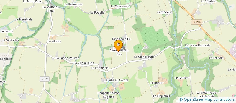 localisation de l'entreprise SCI CERTENAIS  CORSEUL