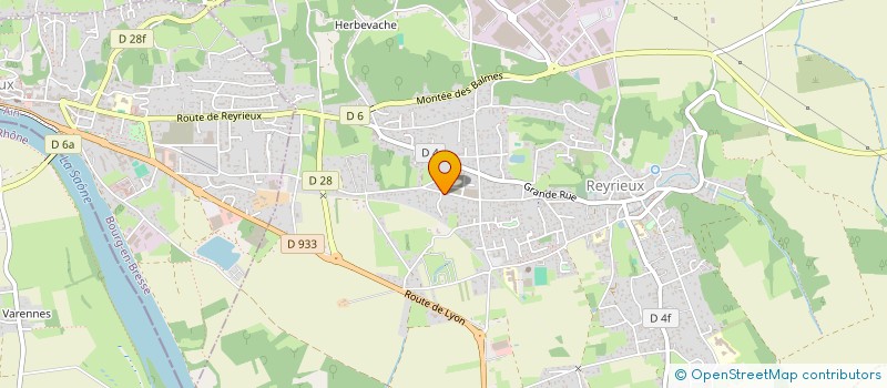 localisation de l'entreprise SCI CERVANTES à REYRIEUX