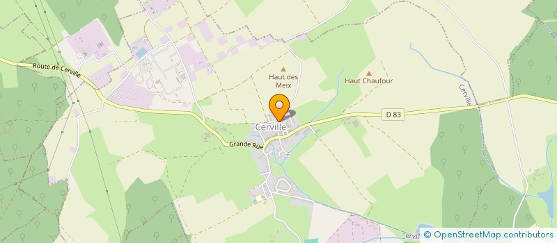 localisation de l'entreprise SCI CERVILLE  CERVILLE