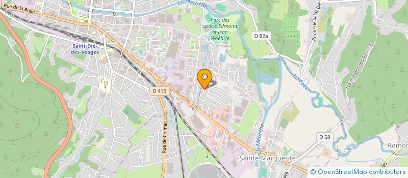 localisation de l'entreprise SCI CERVINIA  SAINTE-MARGUERITE