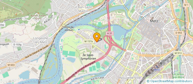 localisation de l'entreprise SCI CERVIZY à LONGEVILLE-LES-METZ