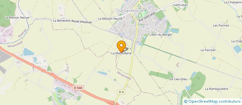 localisation de l'entreprise SCI CERVOLAN  LA GENETOUZE