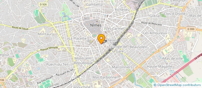 localisation de l'entreprise SCI CESA  NIMES