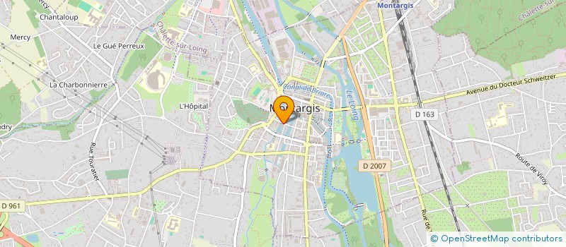 localisation de l'entreprise SCI CESAM à MONTARGIS