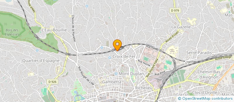 localisation de l'entreprise SCI CESAM  NIMES