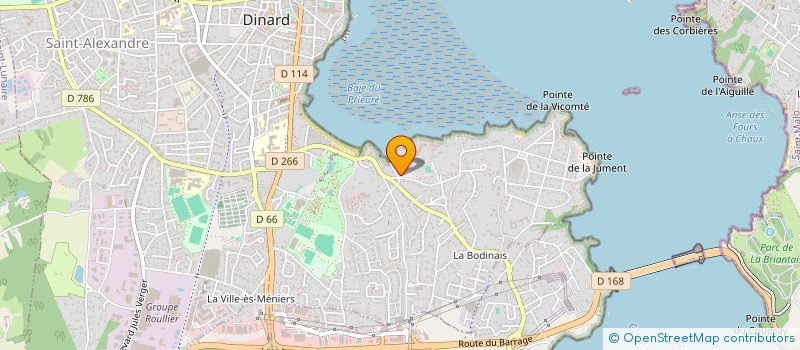 localisation de l'entreprise SCI CESANE  DINARD