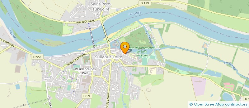 localisation de l'entreprise SCI CESANNE à SULLY-SUR-LOIRE