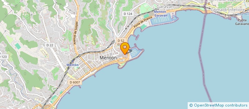 localisation de l'entreprise SCI CESAR à MENTON